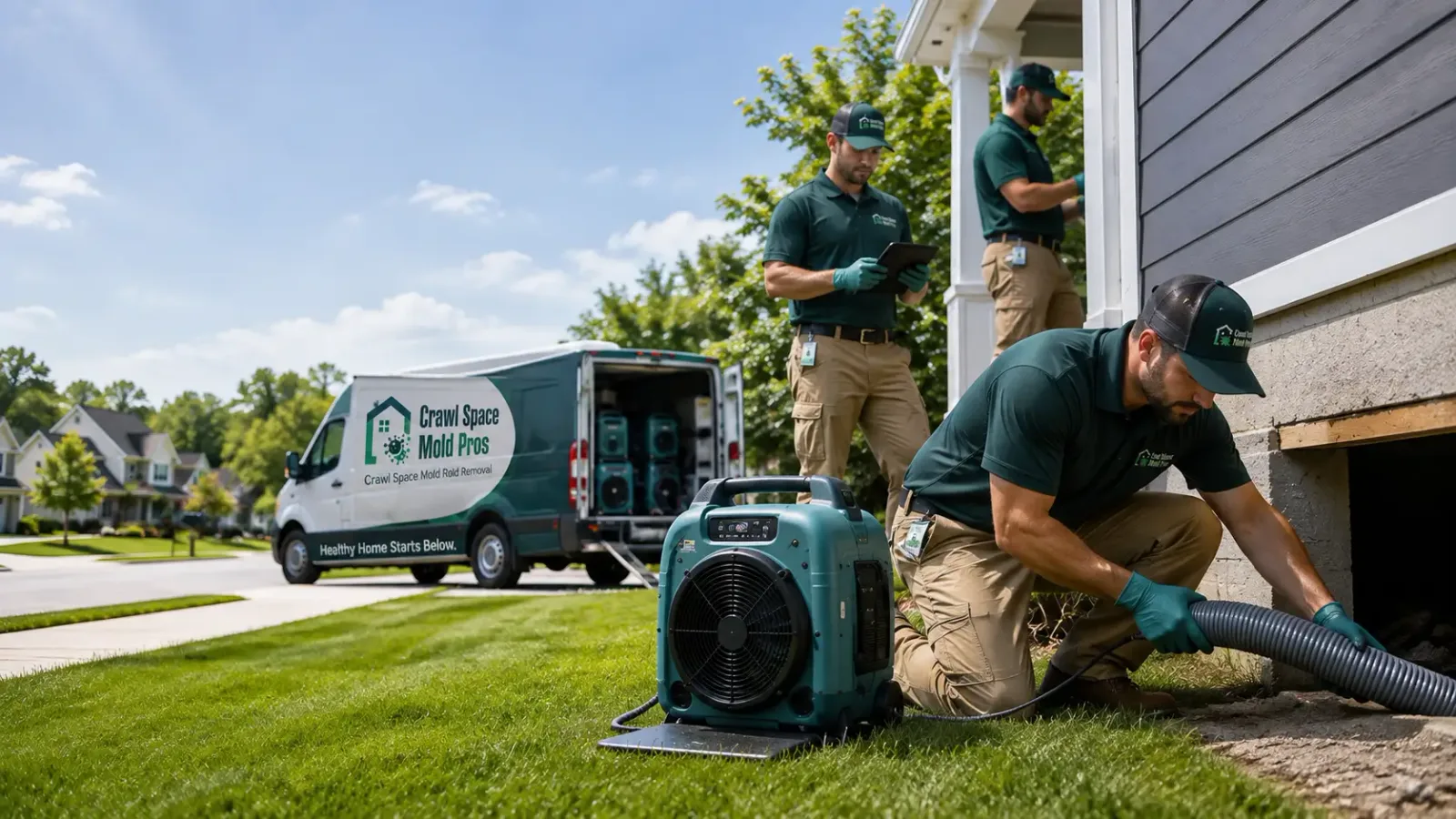 Crawl Space Mold Removal in Saint Augustine, IL